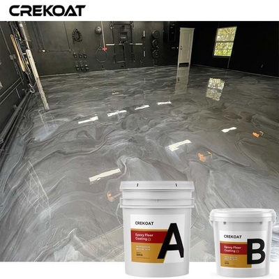 3d Pelapis Lantai Epoxy Metalik Komersial Dekoratif Lantai Beton Bernoda