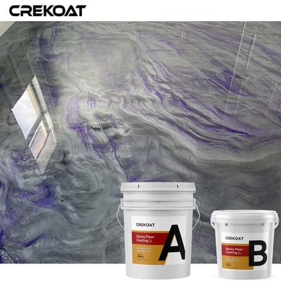 Marmer Granit Terlihat Cat Epoksi Metalik Tekstur Warna Kustom