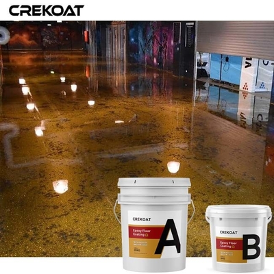 Pelapis Lantai Epoxy Resin Metalik Padat Untuk Klub Malam