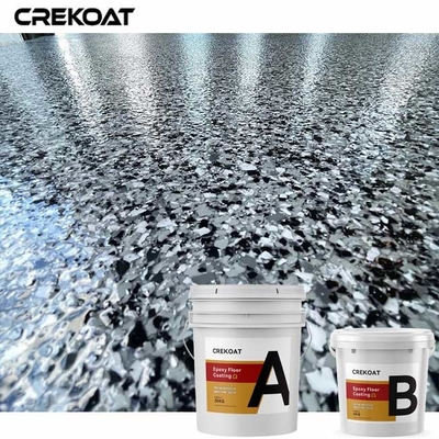 Superior Bonding Blue Flake Epoxy Floor Coating Memadukan Daya Tahan Secara Alami De Foaming