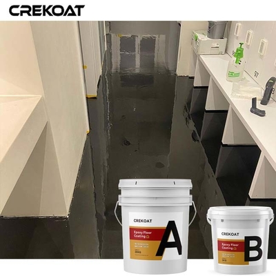 Urethane Topcoats Metallic Epoxy Floor Coating Untuk Restoran Komersial