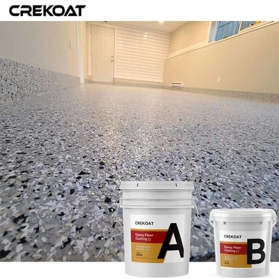 Lapisan Lantai Epoxy Flake Aromatik