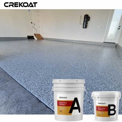 Variasi Tekstur Lemes Lapisan Lantai Epoxy Flake Buktinya Kelembaban Untuk Permukaan yang Berbeda