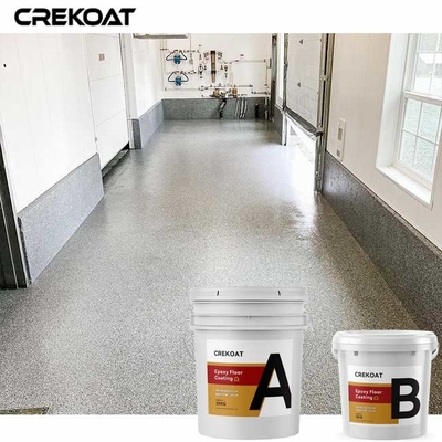 Keserbagunaan Art Epoxy Flake Floor Coating Keanggunan Eceran Ramah Lingkungan