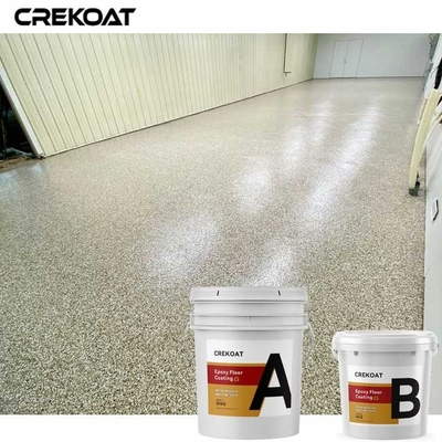 Interior VOC Gratis Chip Cat Lantai Garasi Higienis Permukaan Tahan Selip Tekstur