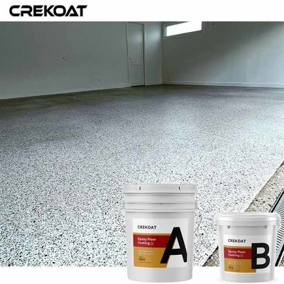 Ruang Komersial Epoxy Flake Floor Coating Inovatif Tahan Terhadap Air
