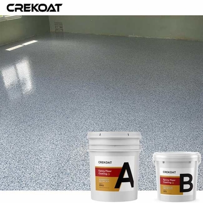 Blend Chips Epoxy Flake Floor Coating Untuk Lantai Beton Garasi
