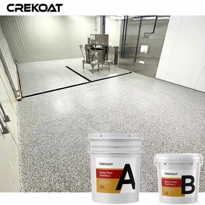 Epoxy Flake Floor Coating Cepat Menyembuhkan Untuk Garasi Gudang Komersial