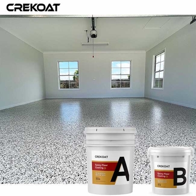 Pelapis Lantai Serpihan Epoxy Industri Gloss Tinggi Tahan Air