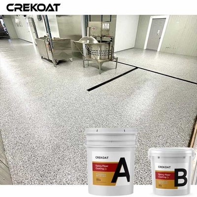 Epoxy Flake Floor Coating Cepat Menyembuhkan Untuk Garasi Gudang Komersial