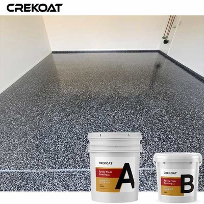 Ketahanan Seismik Warna Lapisan Lantai Epoxy Flake Pertahankan Vibransi dari Waktu ke Waktu VOC Rendah
