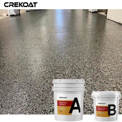 Solvent - Bebas Epoxy Flake Floor Coating Elastisitas Dan Fleksibilitas Sistem Lantai