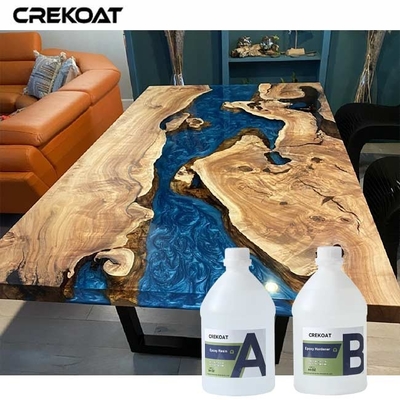 Tidak beracun Epoxy Cairan Casting Resin Kerajinan Kamar Mandi Dekorasi tahan air