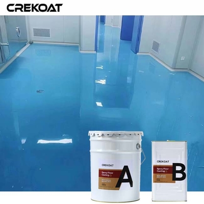 Cat Epoxy Industri Tanpa Jahit Untuk Transisi Beton Antara Lantai Dan Dinding