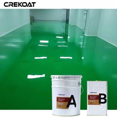 Lapisan lantai epoxy anti-slip berbau rendah yang ideal untuk aplikasi dalam ruangan