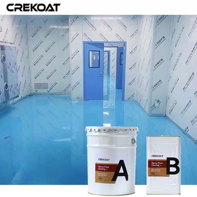 Cat Epoxy Industri Tanpa Jahit Untuk Transisi Beton Antara Lantai Dan Dinding