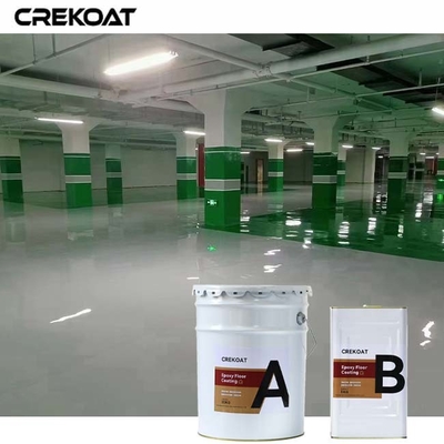 Lapisan lantai epoxy tahan kimia tahan goresan formulasi cepat memungkinkan penggunaan pada hari yang sama