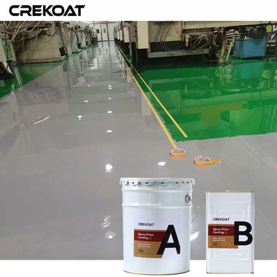 Lapisan lantai epoxy tahan kimia tahan goresan formulasi cepat memungkinkan penggunaan pada hari yang sama