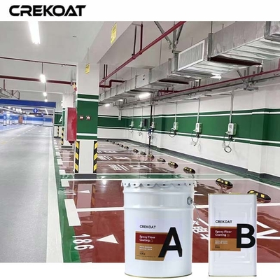 Lapisan lantai epoxy tahan abrasi yang tahan terhadap keausan di lingkungan industri