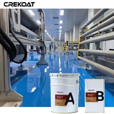 Lapisan epoxy bertekstur Lapisan lantai epoxy anti slip di daerah lalu lintas tinggi