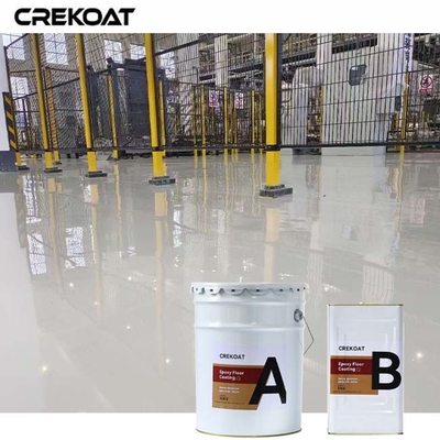 Dekoratif Industri Epoxy Beton Lapisan Lantai Epoxy Marbling Teknik