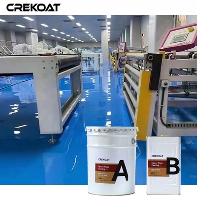 Lapisan epoxy bertekstur Lapisan lantai epoxy anti slip di daerah lalu lintas tinggi