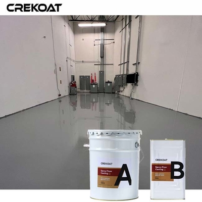 Lapisan lantai epoxy industri transparan dengan serpihan vinil dekoratif