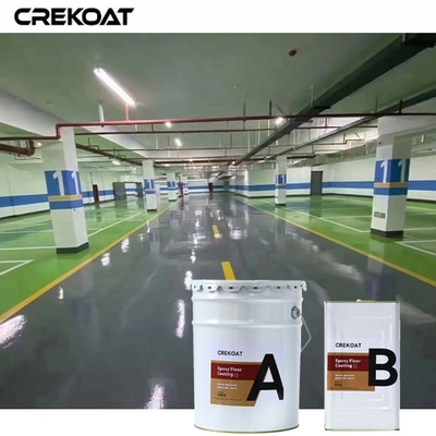 Tempat parkir mobil Lapisan lantai epoxy industri Perbaikan mortar epoxy Beton rusak