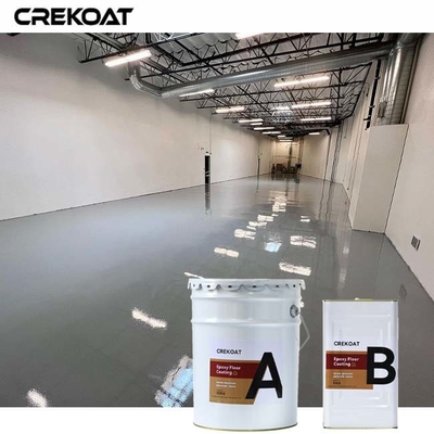 Lapisan lantai epoxy industri yang tidak konduktif dengan kuarsa atau serpihan untuk tekstur tambahan