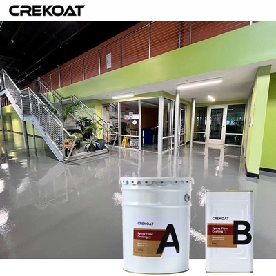 Epoxy berwarna dan Polyurethane Flooring Coating High-Performance Finish