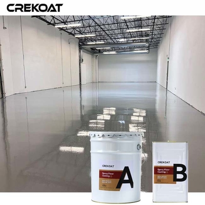 Lapisan lantai epoxy industri yang tidak konduktif dengan kuarsa atau serpihan untuk tekstur tambahan