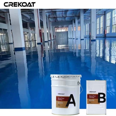 Lapisan lantai epoxy industri dengan VOC rendah untuk aplikasi ramah lingkungan