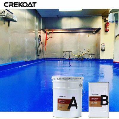 Ketahanan slip Lapisan lantai epoxy industri menawarkan permukaan bertekstur
