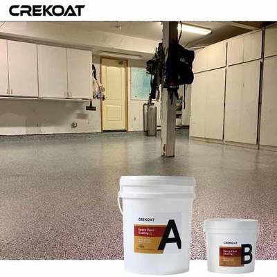 Desain serbaguna Lapisan Lantai Epoxy Flake Dengan Serpihan Logam
