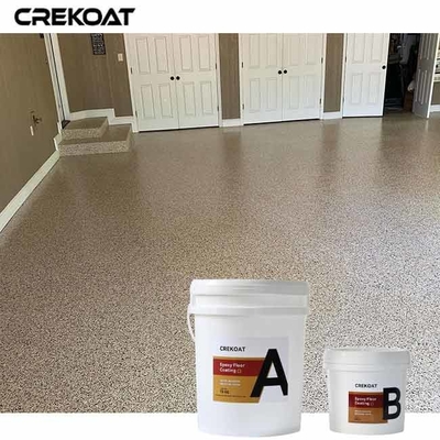 Low VOC Epoxy Flake Floor Coating Menawarkan Campuran Unik dari Flakes Berwarna