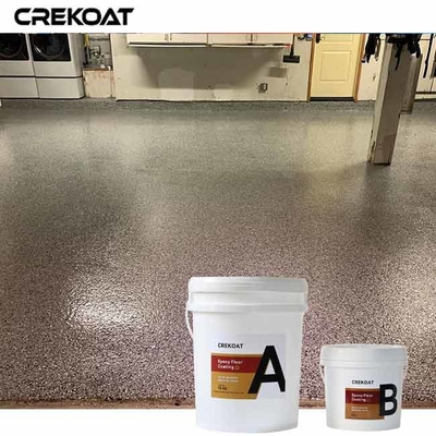 Waktu Pengeringan Cepat Lapisan Lantai Epoxy Flake Instalasi Cepat