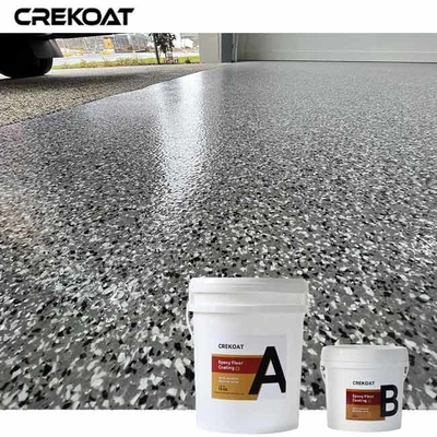 Lapisan Lantai Epoxy Flake yang Tahan Pergeseran Tinggi Dalam Warna Dan Pola