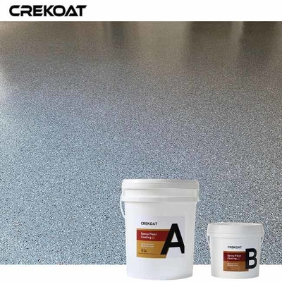 Lantai Lapisan Polyaspartic Yang Luar Biasa Penampilan Flake Disesuaikan Dengan Chip Cat Vinil