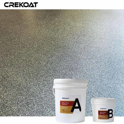 Ketahanan Tinggi Lapisan Lantai Epoxy Flake Melawan noda dan dampak