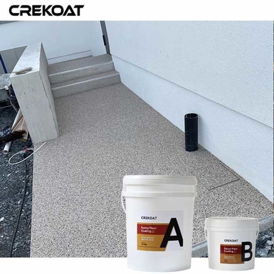 Low Maintenance Resin Washed Pebble Stone Epoxy Self-repairing Epoxy Flooring