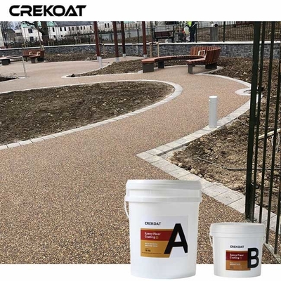 Epoxy resin berkilau tinggi dicuci batu kerikil Epoxy anti slip untuk keselamatan