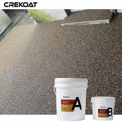 Epoxy batuan kerikil permukaan tanpa jahitan untuk kayu beton atau logam