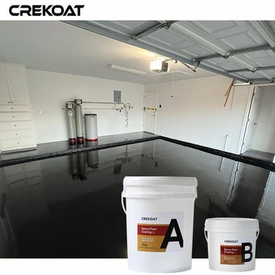Lapisan Lantai Epoxy Metallik Merah Dan Hitam Tanpa Jahitan Persyaratan Pemeliharaan Rendah