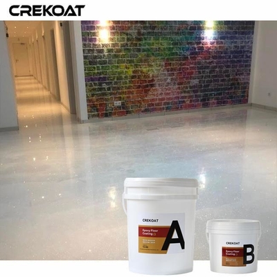 Lapisan Lantai Epoxy Mica Metallik Reflektif kedalaman yang dapat disesuaikan dan efek 3D