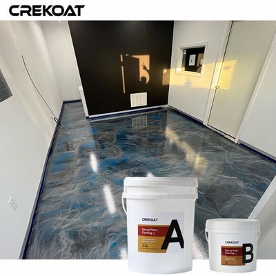 Low VOC Metallic Epoxy Floor Coating Pola dan Desain yang Dapat Dikustomisasi
