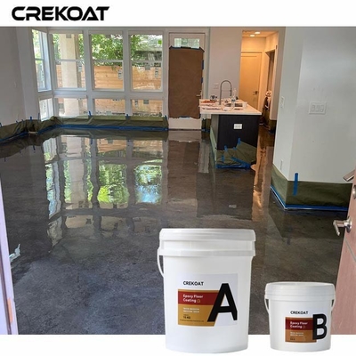 Pencahayaan Tinggi Perak Metallik Epoxy Mirror-Like Finish Waktu penyembuhan cepat untuk downtime minimal