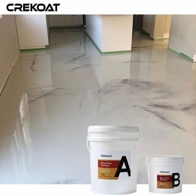 Lapisan Lantai Epoxy Logam yang Tahan Lari untuk Ruang Dalam dan Ruang Luar