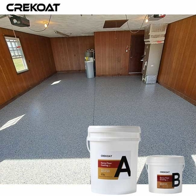 Panas Tahan Epoxy Floor Flake Lapisan Genggam Perubahan Suhu Tiba-tiba Baik