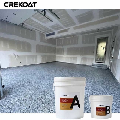 Lantai Epoxy Abu-abu Dengan Serpihan Sifat Anti-statis Untuk Lingkungan Teknologi