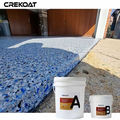 Sifat Anti Korosi Lantai Epoxy Blue Flake Untuk Industri